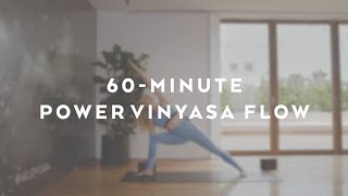 60Minute Power Vinyasa Flow with Caley Alyssa [upl. by Walt]