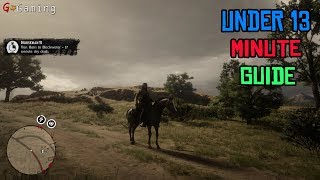 Red Dead Redemption 2  Van Horn to Blackwater in Under 17 Minute  Easy Guide  PS4 Pro [upl. by Nylek5]