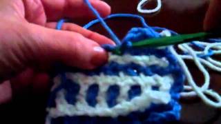 Interlocking Crochet™  4 dcif or Front Stitch [upl. by Arnelle]