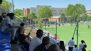 Crazy celebration of Montrouge U18 players after a goal vs Sarcelles U18 on last matchday of season [upl. by Kano]