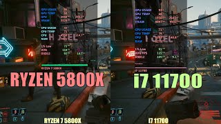 Intel i7 11700 vs AMD Ryzen 7 5800x [upl. by Herrah360]