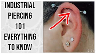 Industrial Piercing 101 Everything You Need To Know [upl. by Haidedej]