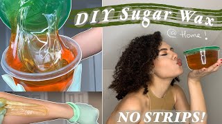 DIY SUGAR WAX AT HOME  EASY  ✨🍯 [upl. by Ellord]