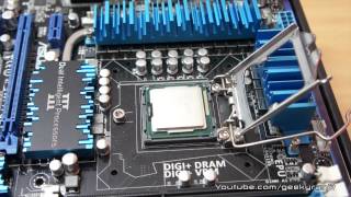 How to install intel CPU on a Motherboard [upl. by Jamin996]