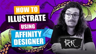 How to illustrate using Affinity Designer  Complete Workflow [upl. by Nikki]