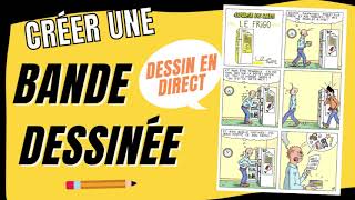 CRÉER UNE BANDE DESSINÉE Comment faire une BD   ✏️ [upl. by Reich940]