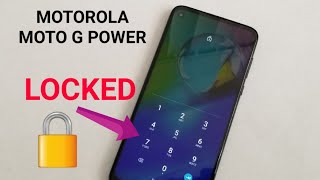 Motorola Moto G Power how to reset forgot password screen lock pin  pattern [upl. by Inaffyt]