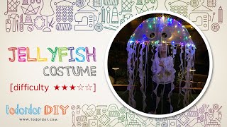 🔅DIY How to make LED jellyfish costume  jellyfish costume  halloween costume  Todordor DIY [upl. by Laoj]