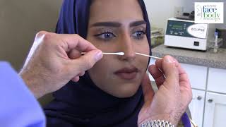 Nonsurgical Liquid Nose Job Demo  Dr Clevens Performs the Clevens Instant Rhinoplasty  Bayan [upl. by Negiam]