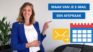 Outlook email toevoegen aan agenda [upl. by Erdied]