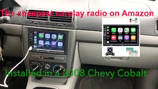 Cheapest Carplay Radio on Amazon Installed in a Chevy Cobalt [upl. by Roque]