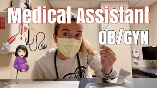 Day In The Life As a MEDICAL ASSISTANT  OBGYN Clinic  2021 [upl. by Fermin]