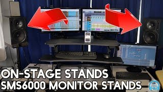 OnStage Stands SMS6000 Studio Monitor Stands  Assemble amp Review [upl. by Giaimo]