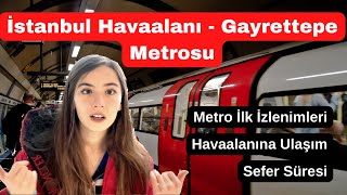 İSTANBUL HAVAALANI METROSU Açıldı  M11 HATTI [upl. by Geraint]