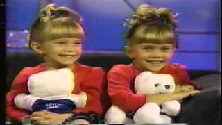 The Olsen Twins on quotThe Arsenio Hall Showquot 1991 [upl. by Ellinehc]