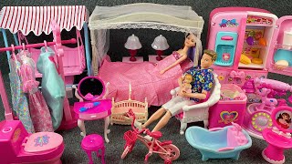 13 Minutes Satisfying with Unboxing Barbie Fancy House Play Set Collection Review Toys  ASMR [upl. by Merline386]