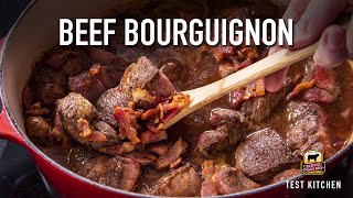 How to Make Beef Bourguignon  Best French Stew Recipe [upl. by Romain597]