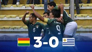 Eliminatorias  Bolivia 30 Uruguay  Fecha 14 [upl. by Aiahc]