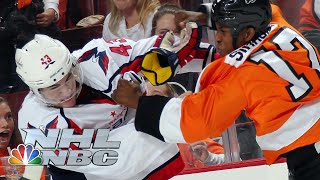 Top 10 NHL fights of all time  NBC Sports [upl. by Souza]