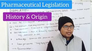 Pharmaceutical Legislation  History Origin amp Introduction  Jurisprudence L1 Chapter8 [upl. by Kcirdlek]