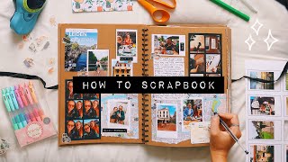 DIY HOW TO SCRAPBOOK ideas amp inspiration [upl. by Mannos]