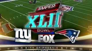 SUPERBOWL XLII NFL on FOX intro [upl. by Odab501]