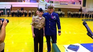 JROTC cadet saves a life and receives an award [upl. by Aitak949]