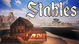 Conan Exiles Stables Build Guide Riders of Hyboria DLC [upl. by Henryk]