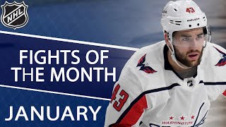 Top NHL fights of January 2019  NHL  NBC Sports [upl. by Durstin]