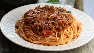 Quick amp Easy Spaghetti Bolognese [upl. by Mmada]