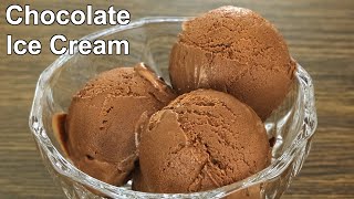 3 Ingredients Chocolate Ice Cream Recipe at Home [upl. by Alviani]