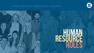 Human Resource Roles [upl. by Annis]