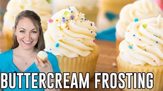 How to Make Vanilla Buttercream Frosting [upl. by Okomom]