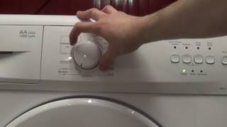 Beko WMA510 WM5100 Washing Machine  All programs and options [upl. by Procto]