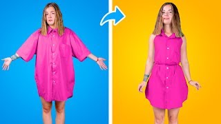 11 Überraschende Schul Fashion Hacks DIY Kleidung Coole Ideen [upl. by Morentz764]