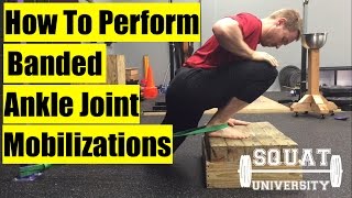 Banded Joint Mobilizations for Stiff Ankles [upl. by Annah]