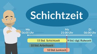 Schichtzeit Arbeitszeit und Lenkzeit im Güterkraftverkehr [upl. by Livingston]