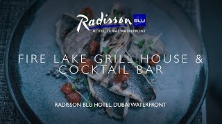 Firelake restaurant  Radisson Blu Dubai Waterfront [upl. by Lynd]