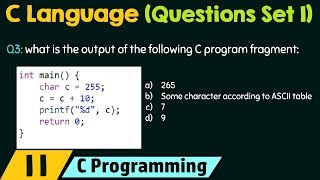 C Programming Important Questions Set 1 [upl. by Wallace]