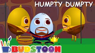 Humpty Dumpty English Nursery rhymes for children  Budstoon [upl. by Pancho]