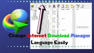 CHANGE INTERNET DOWNLOAD MANAGER LANGUAGE EASILY [upl. by Aiuqat]