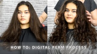 DIGITAL PERM PROCESS HOW TO [upl. by Shih]