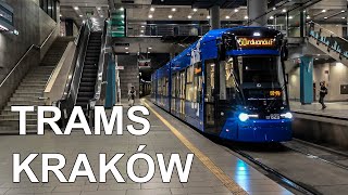 🇵🇱 Trams in Krakow  Tramwaje w Krakowie 4K 2020 [upl. by Phyllis]