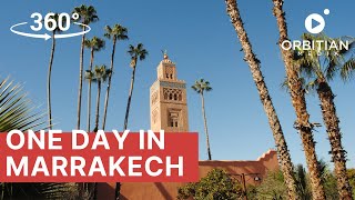 Marrakech City Tour in 360° One Day in Marrakech Trailer 8K version [upl. by Leda]