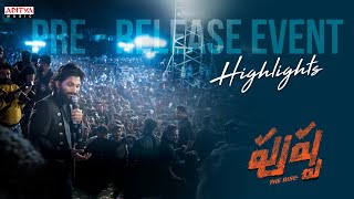 Pushpa Pre Release Event Highlights  Allu Arjun  Rashmika Mandanna  Samantha  Sukumar  DSP [upl. by Buke]