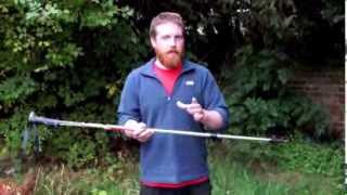 How to Adjust Telescopic Walking Poles [upl. by Kerry]