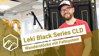 Leki Black Series CLD Wanderstöcke mit Faltsystem  Bergzeit [upl. by Nsaj939]