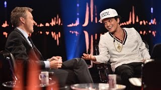 Interview with Bruno Mars – Thats the hardest question anyone has ever asked  SVTNRKSkavlan [upl. by Ayotl550]