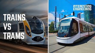 4 differences between trains and trams [upl. by Pallas]