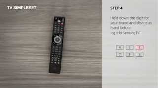 Universal Remote Control – URC 7980 Smart Control  how to setup by SimpleSet [upl. by Stimson]